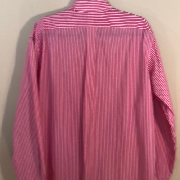 Pink & White Striped Ralph Lauren Blue Pony XL - Picture 7 of 8